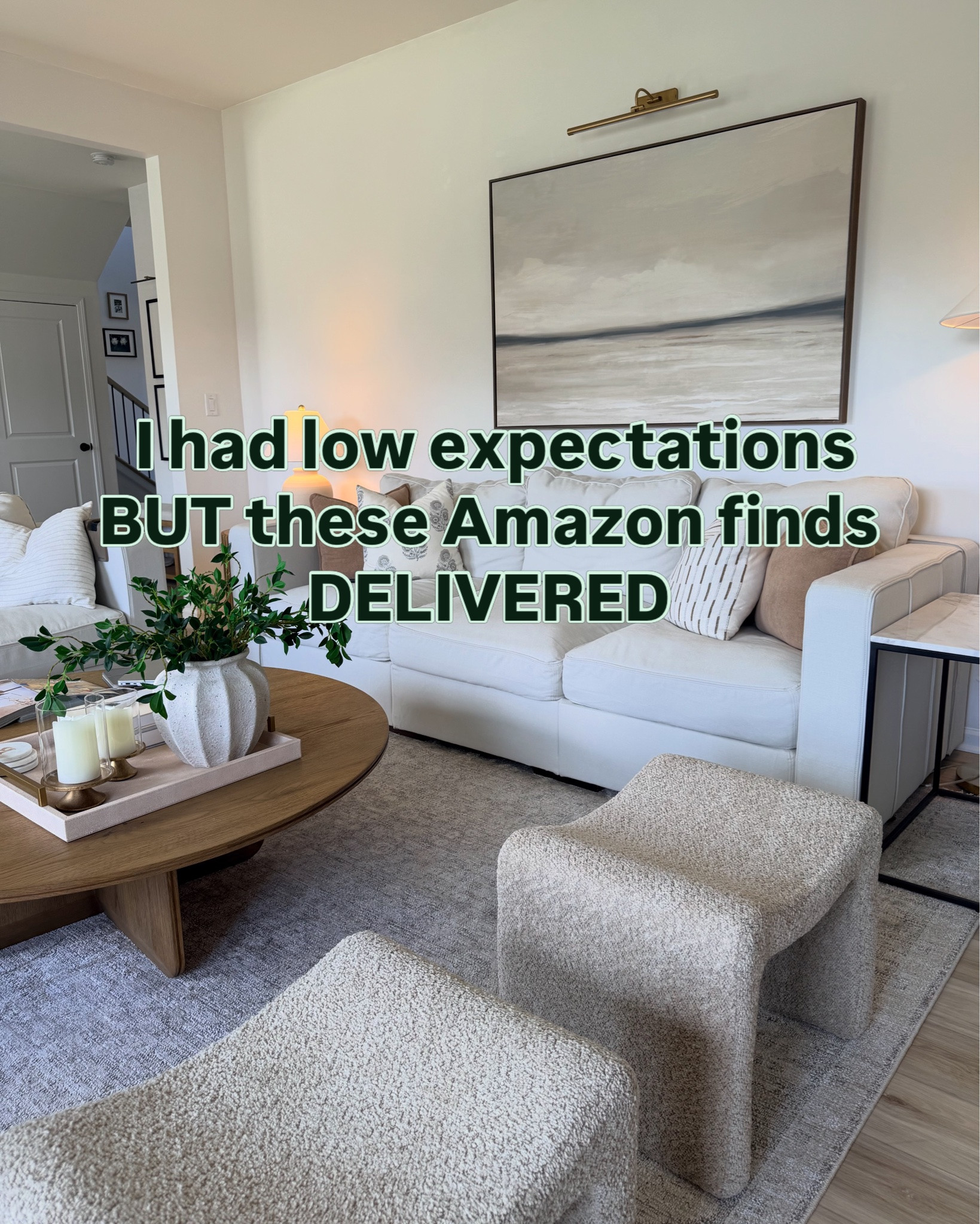 I had low expectations but these Amazon home decor finds delivered! Follow + comment SEND for links 🔗 

A roundup of Amazon home decor finds that instantly made my home feel more put together and high end 😍🏡
