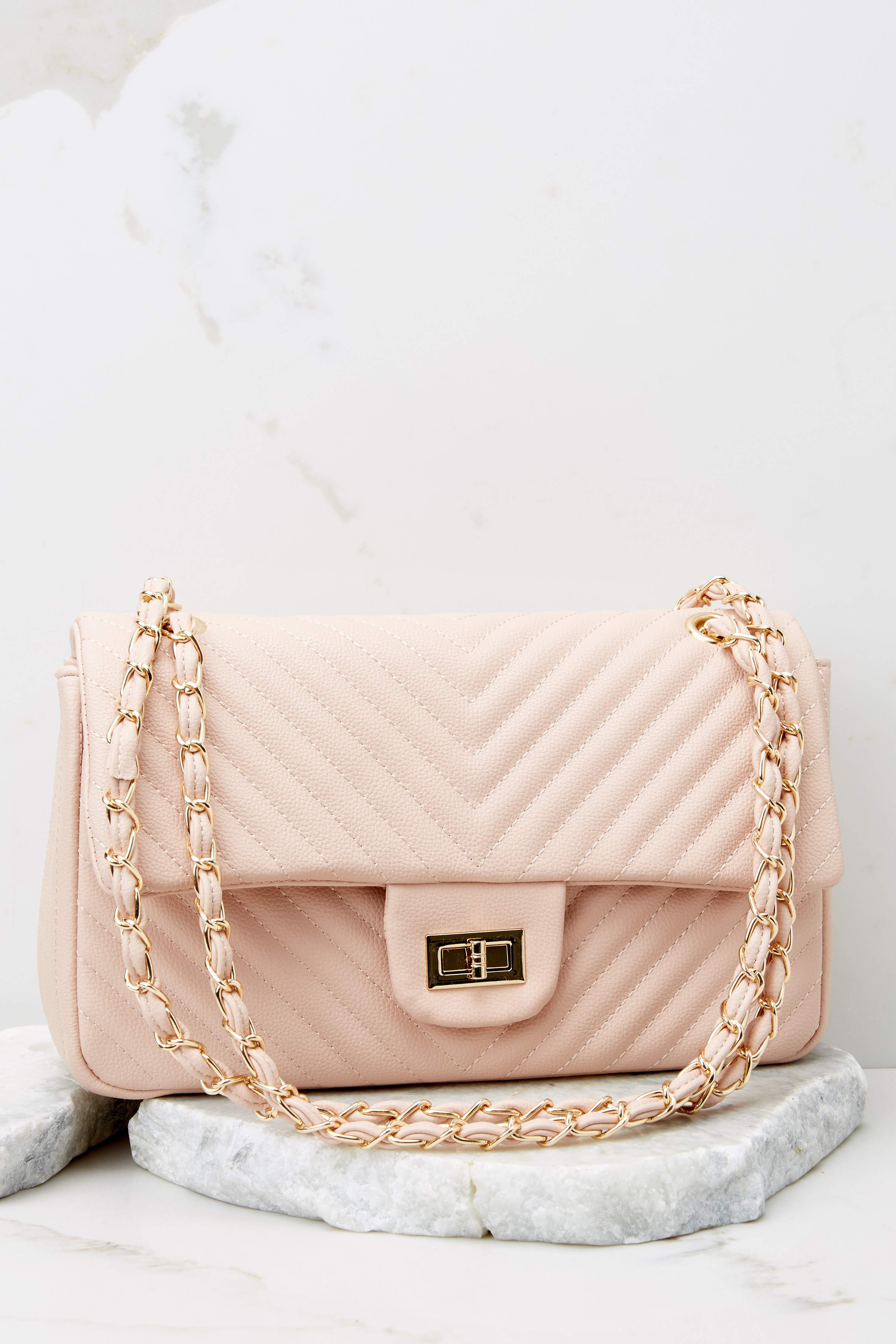 Fashion Babe Light Pink Bag | Red Dress 