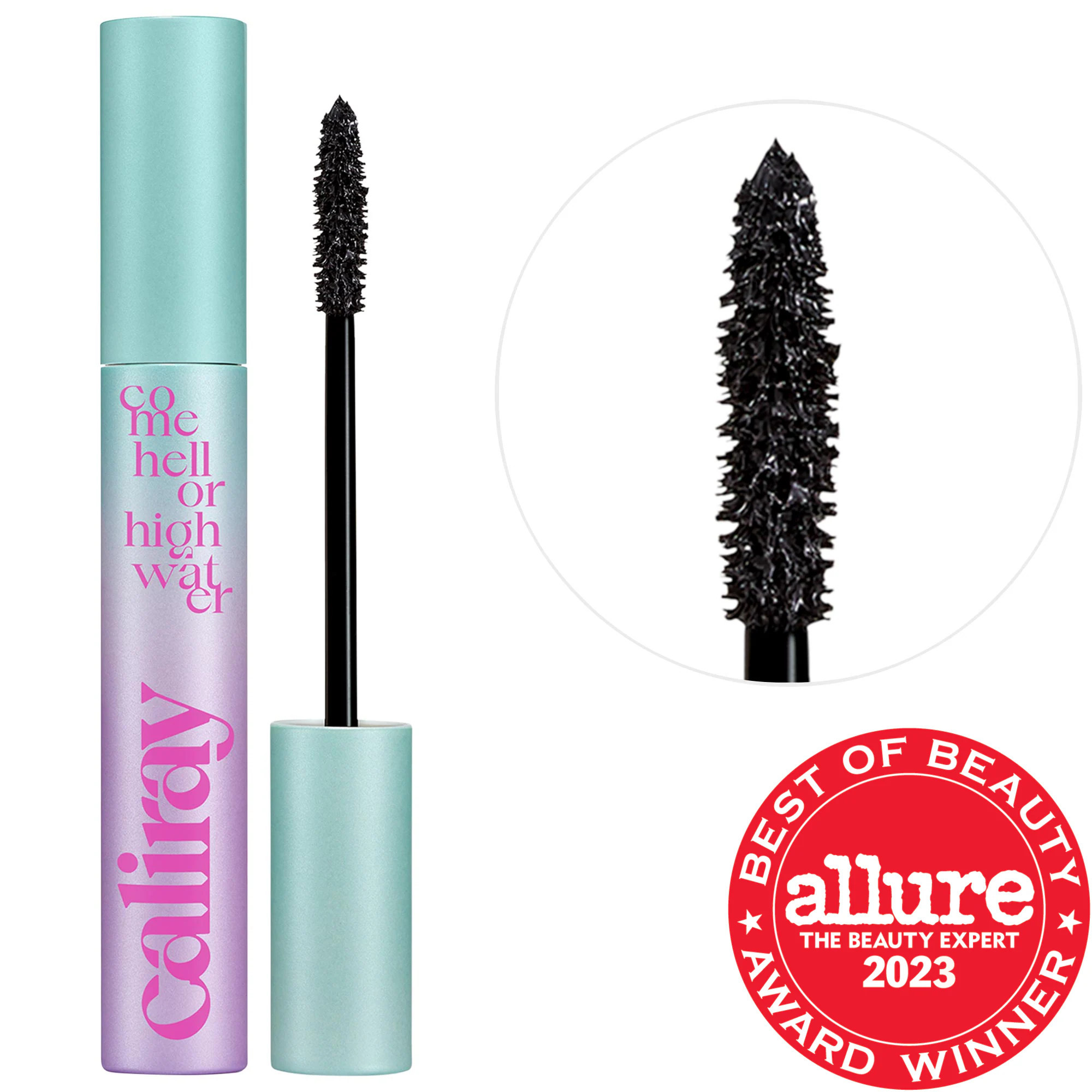caliray Come Hell or High Water Volumizing & Lengthening Water Resistant Tubing Mascara 0.37 oz / 11 mL | Sephora (US)