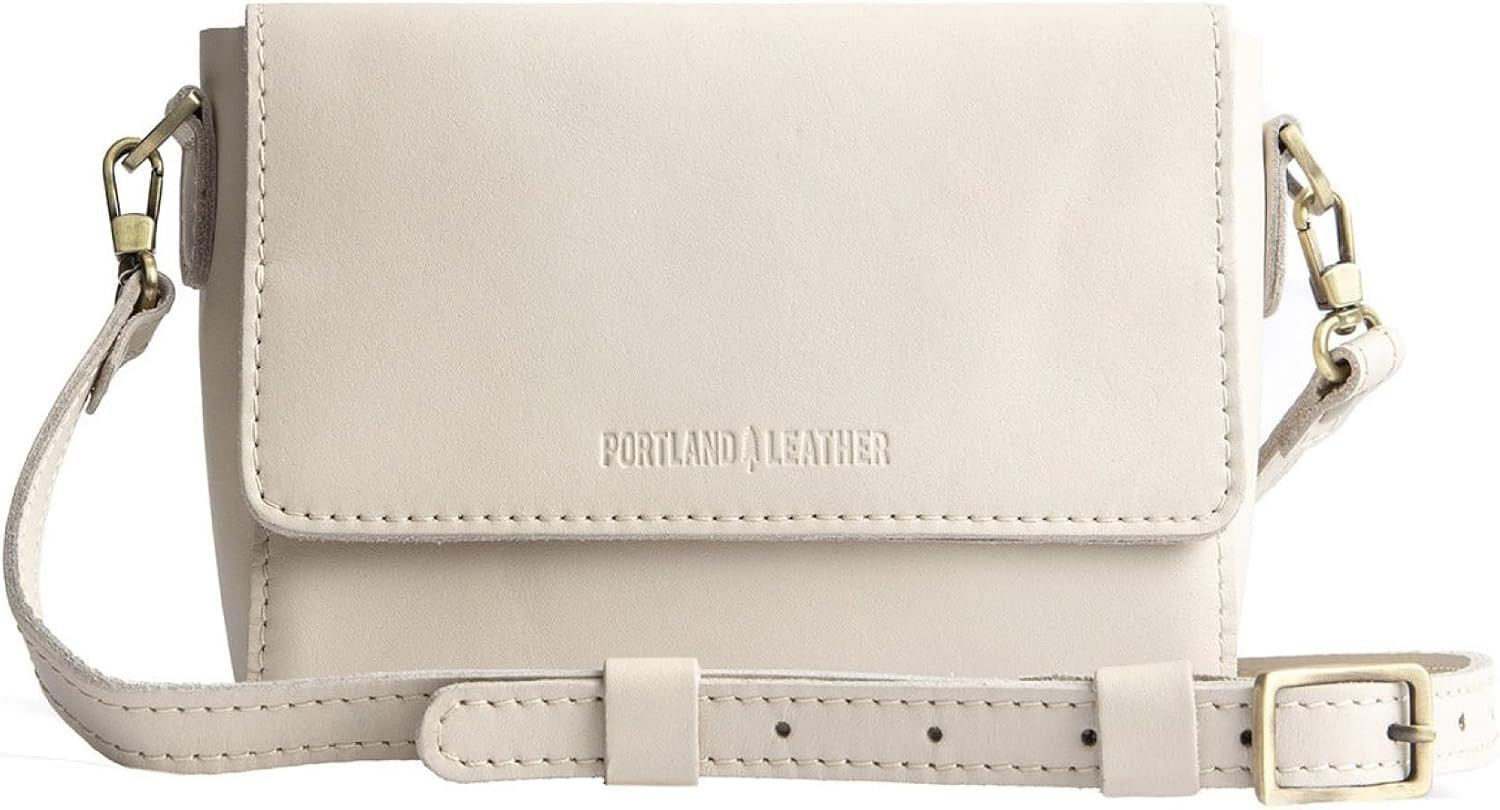 Portland Leather Goods Metro Mini Crossbody Bag for Women - Full-Grain | Amazon (US)