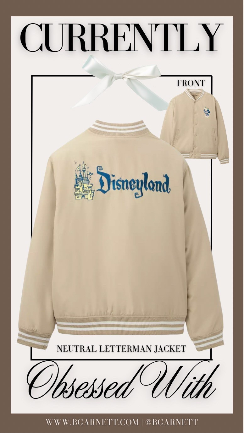 Currently obsessed with this neutral embroidered Disneyland letterman’s jacket that feels like it will still be cool in 20 years when it’s vintage 

Disney Outfit | theme park outfit | WDW outfit | matching set | Mickey ears | Crewneck sweatshirt | new balance 530 | Amazon set | Disneyland outfit | Disney world | Disney | Minnie ears | WDW | Disney world outfit | Disneyland outfit 

#LTKFamily #LTKStyleTip #LTKTravel