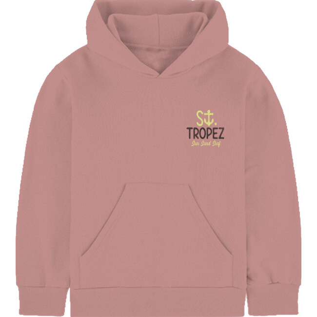 St. Tropez Hoodie, Washed Pink | Maisonette