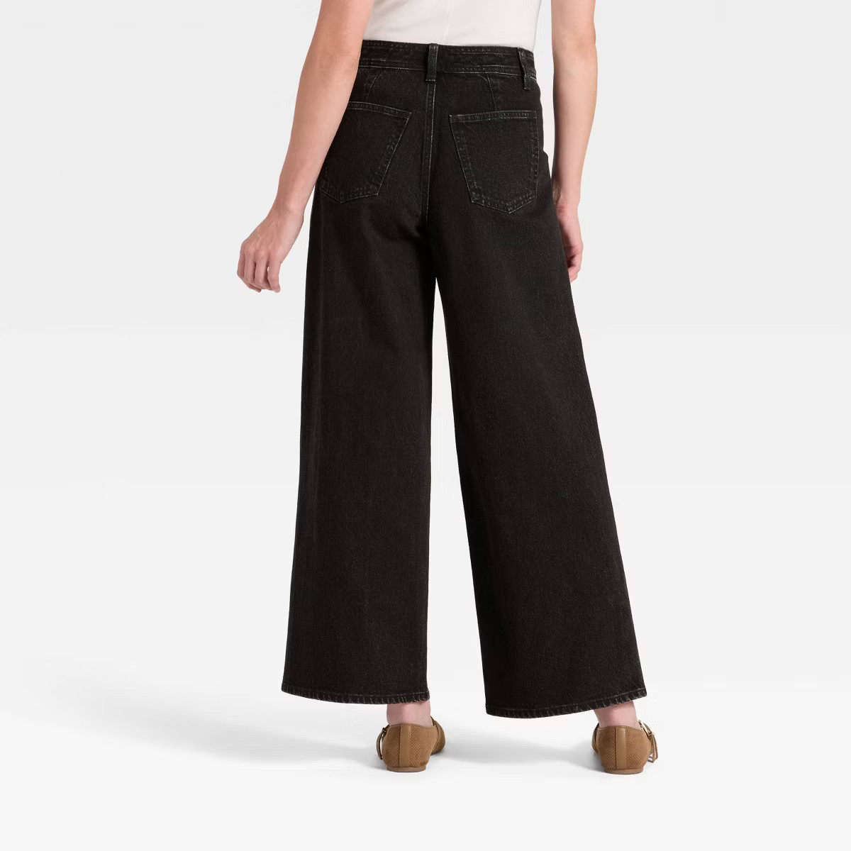Women's High-Rise Sailor Wide Leg Ankle Jeans - Universal Thread™ | Target