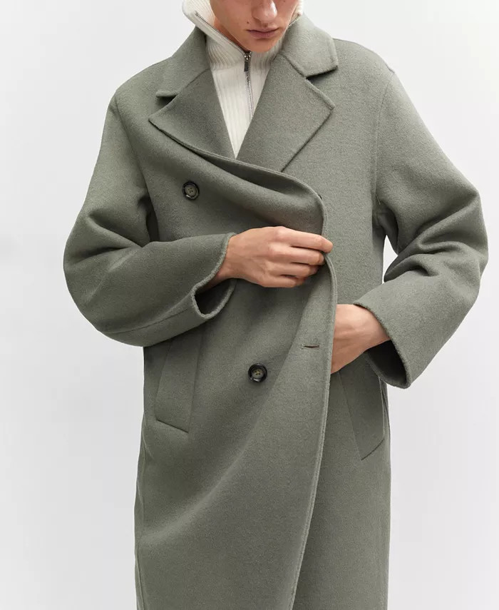Women's Handmade Oversized Wool Coat | Macy's
