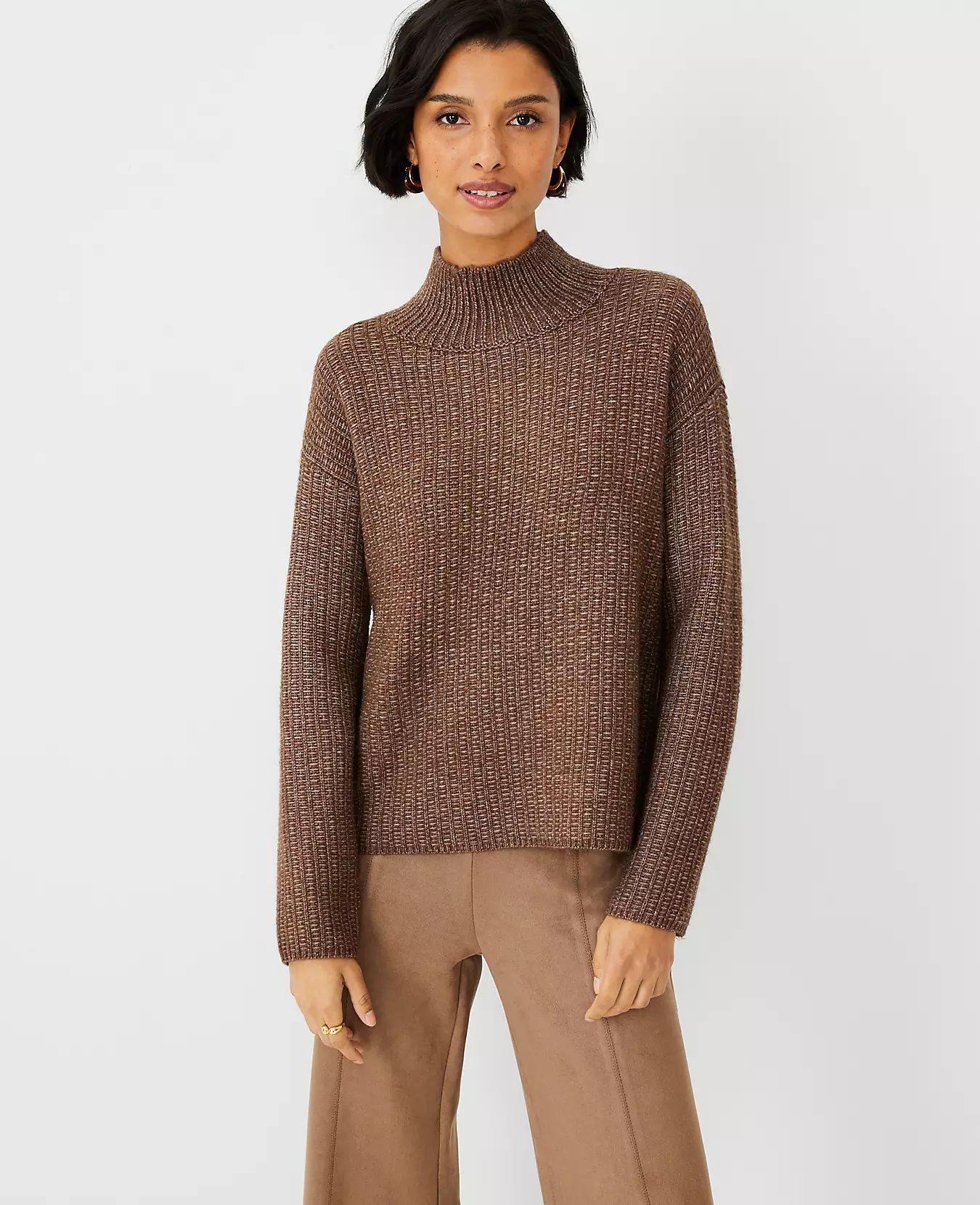 Ribbed Turtleneck Sweater | Ann Taylor (US)