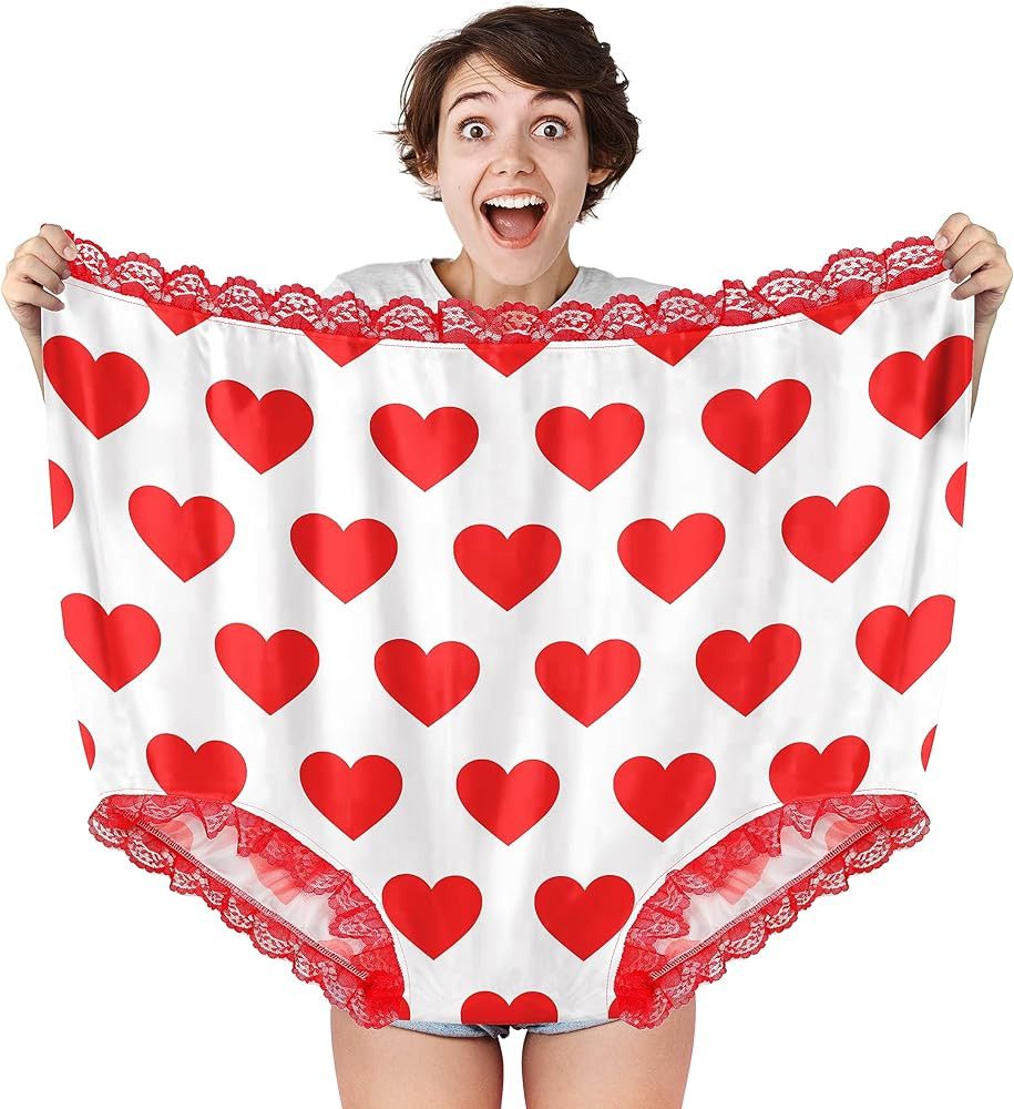 Granny Panties Gag Gifts for Women, Funny Giant Novelty Undies White Elephant Gift for Adults Pra... | Amazon (US)