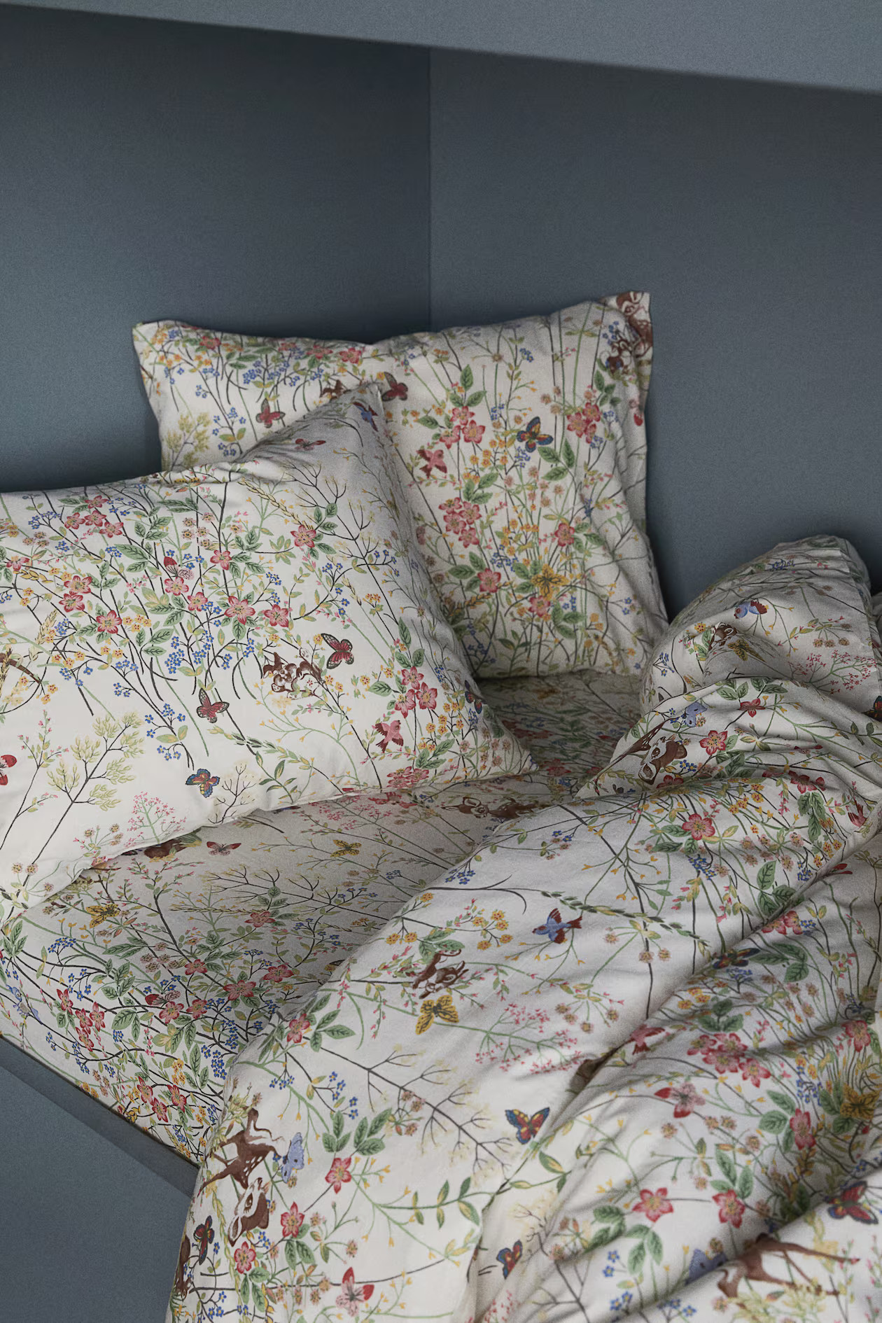 Patterned Cotton Duvet Cover Set | H&M (US + CA)