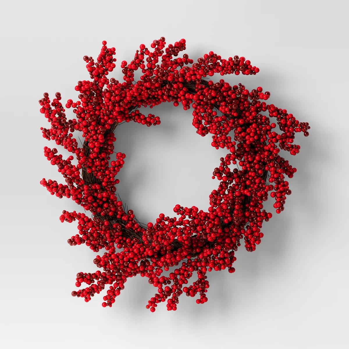 Christmas Berry Artificial Wreath Red - Threshold™ | Target