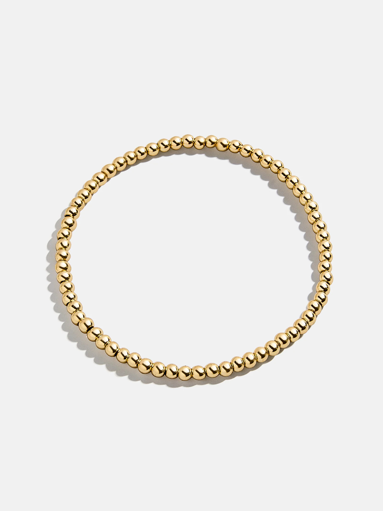 Gold Pisa Bracelet - 3MM Beads | BaubleBar