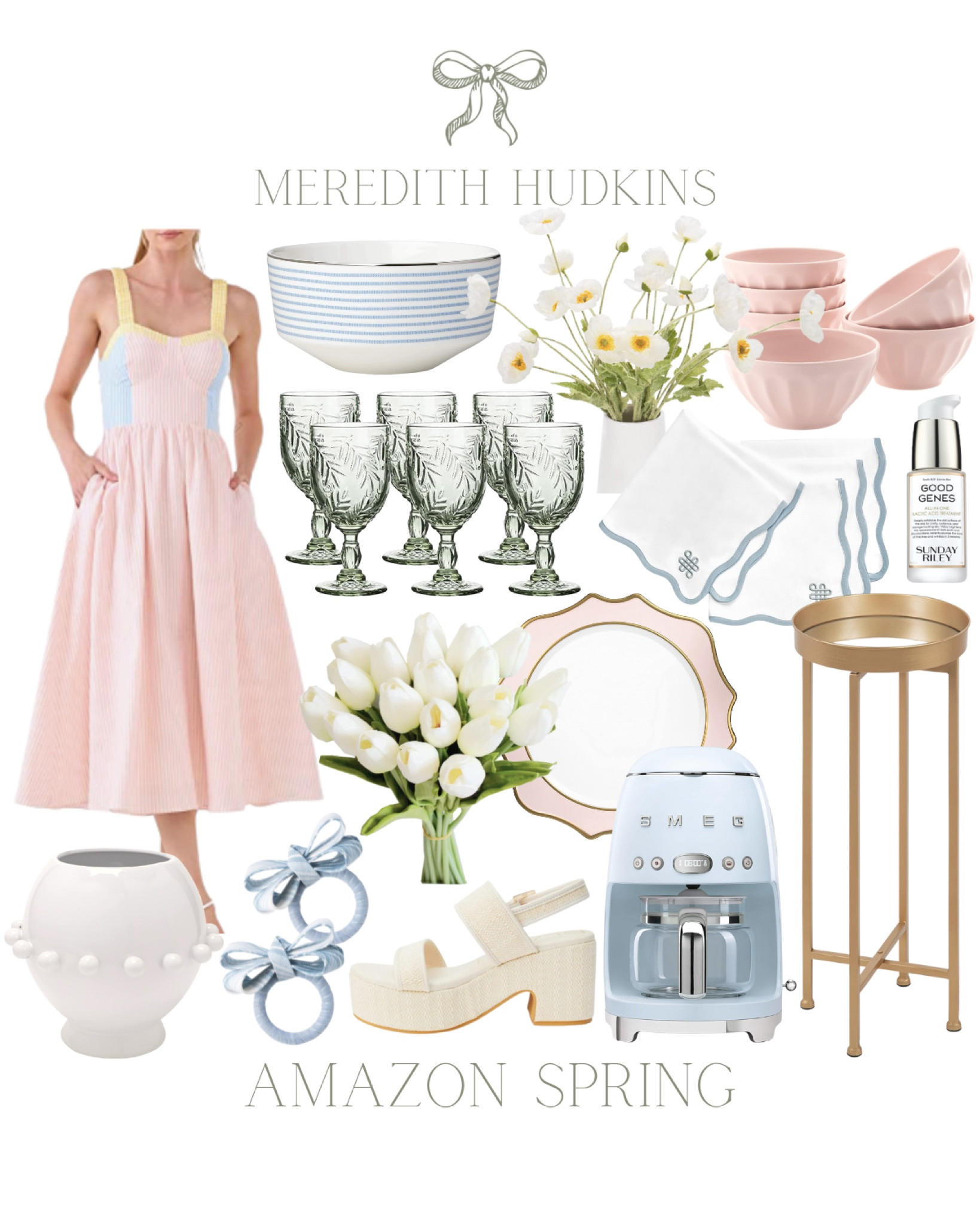 Amazon home, Amazon fashion, women’s fashion, spring outfit, spring decor, summer outfit, women’s dress, English factory, good jeans, Sunday Riley, face serum, beauty, sandals, platform shoes, vase, faux flowers, tulips, drinking glasses, accent table, side table, Kate and Laurel, Kate spade, serving bowl, cloth napkins, coastal home decor, preppy, classic, timeless, traditional, grand millennial, napkin ring, coffee maker, cereal bowls, striped midi dress

#LTKstyletip #LTKunder100 #LTKSeasonal