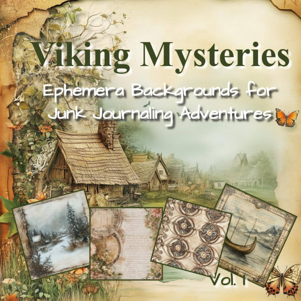 Viking Mysteries Ephemera for Junk Journaling Adventures: Vintage Medieval Backdrops for Cut and ... | Amazon (US)