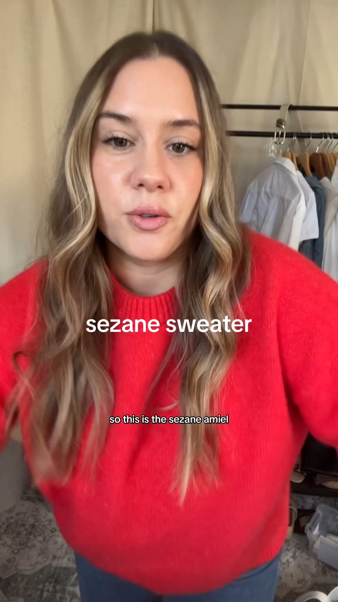 Sezane alpaca red and grey sweater 

Levis

Tall Boots
Chelsea leather boots



#LTKParties #LTKStyleTip #LTKPetite