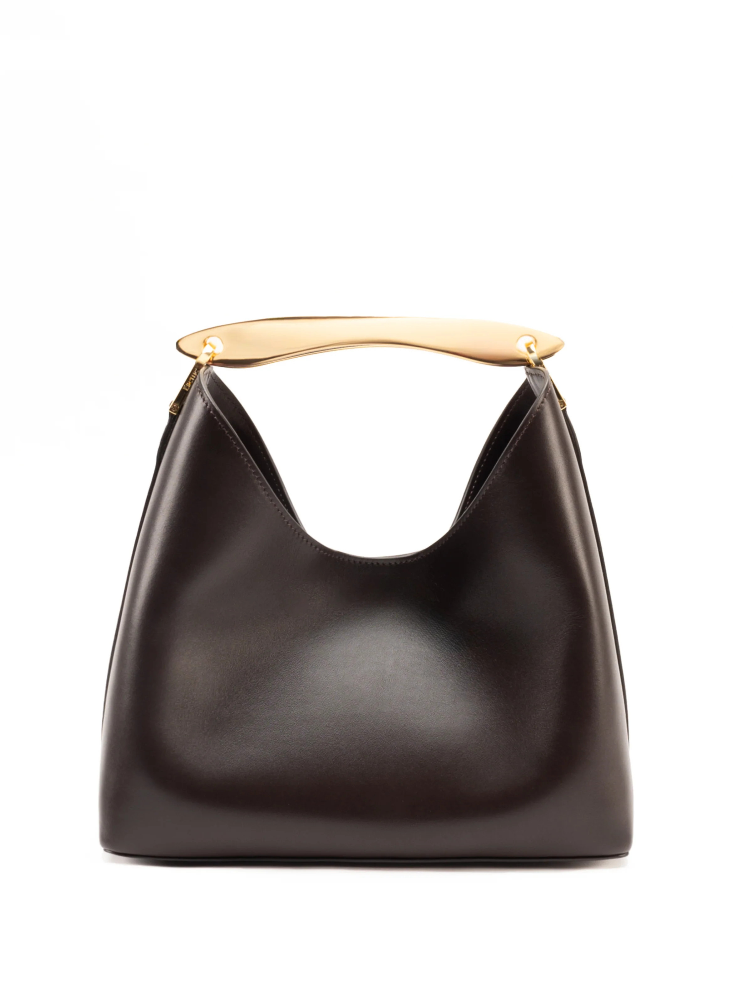 Boomerang Leather Tabacco - Designer Leather Handbag - Elleme | Elleme