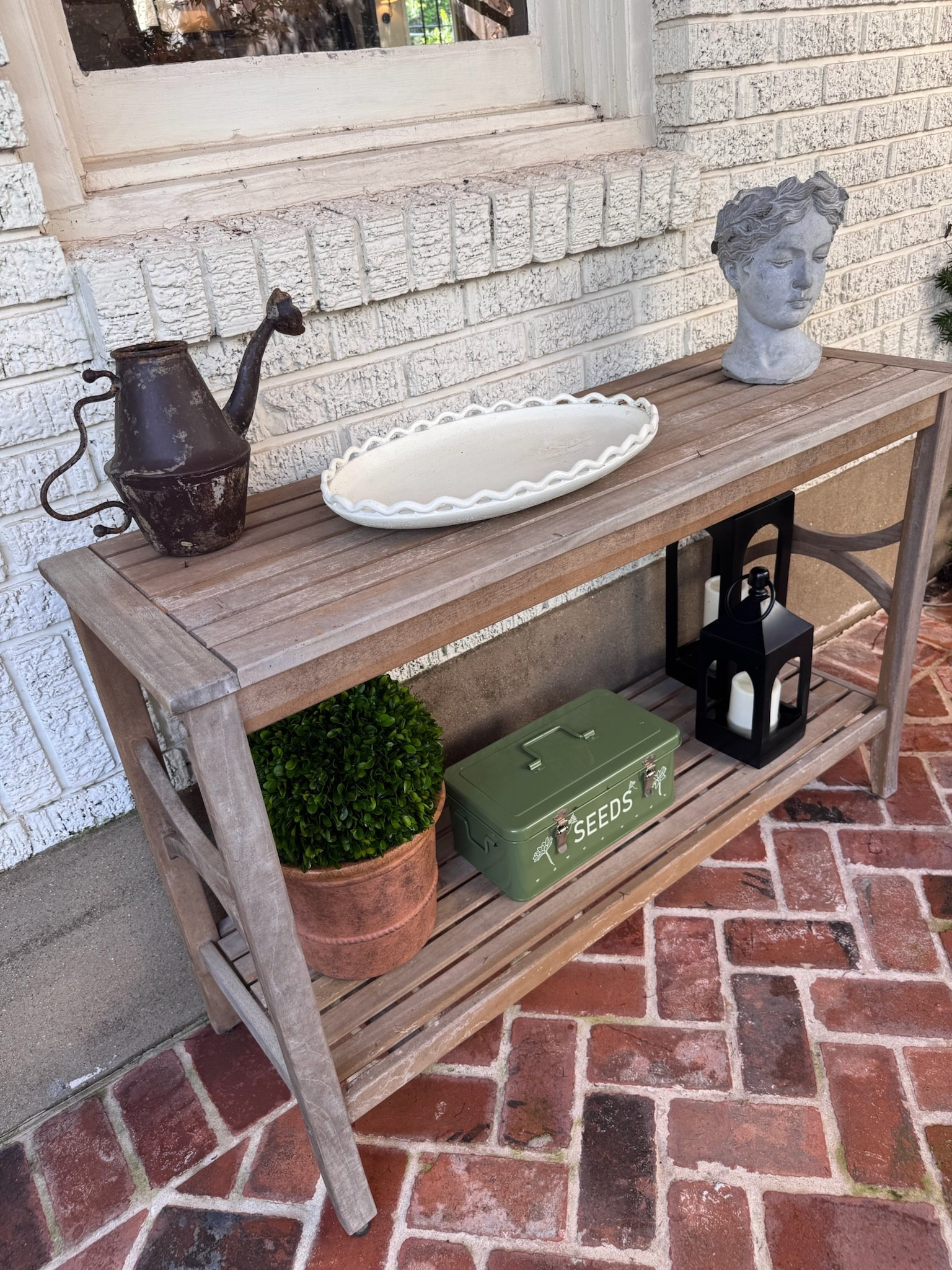 Outdoor console table looking cute 

#LTKHome