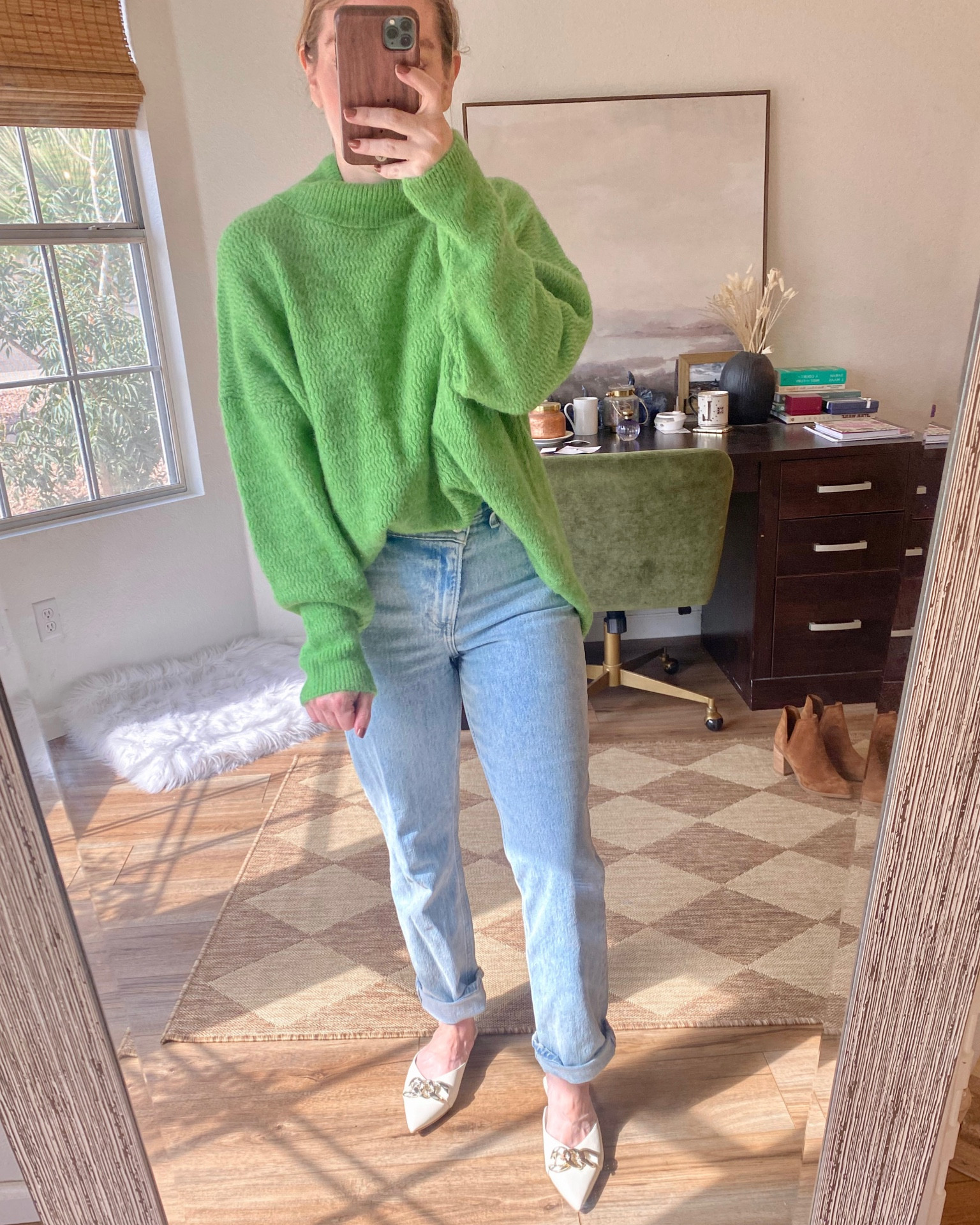 Nordstrom anniversary sale. Fall outfits. Teacher Friday outfit. Teacher outfits. Jeans. Mules.

Wearing Xsmall in sweater, runs very cozy. 

#LTKBacktoSchool #LTKxNSale #LTKSeasonal