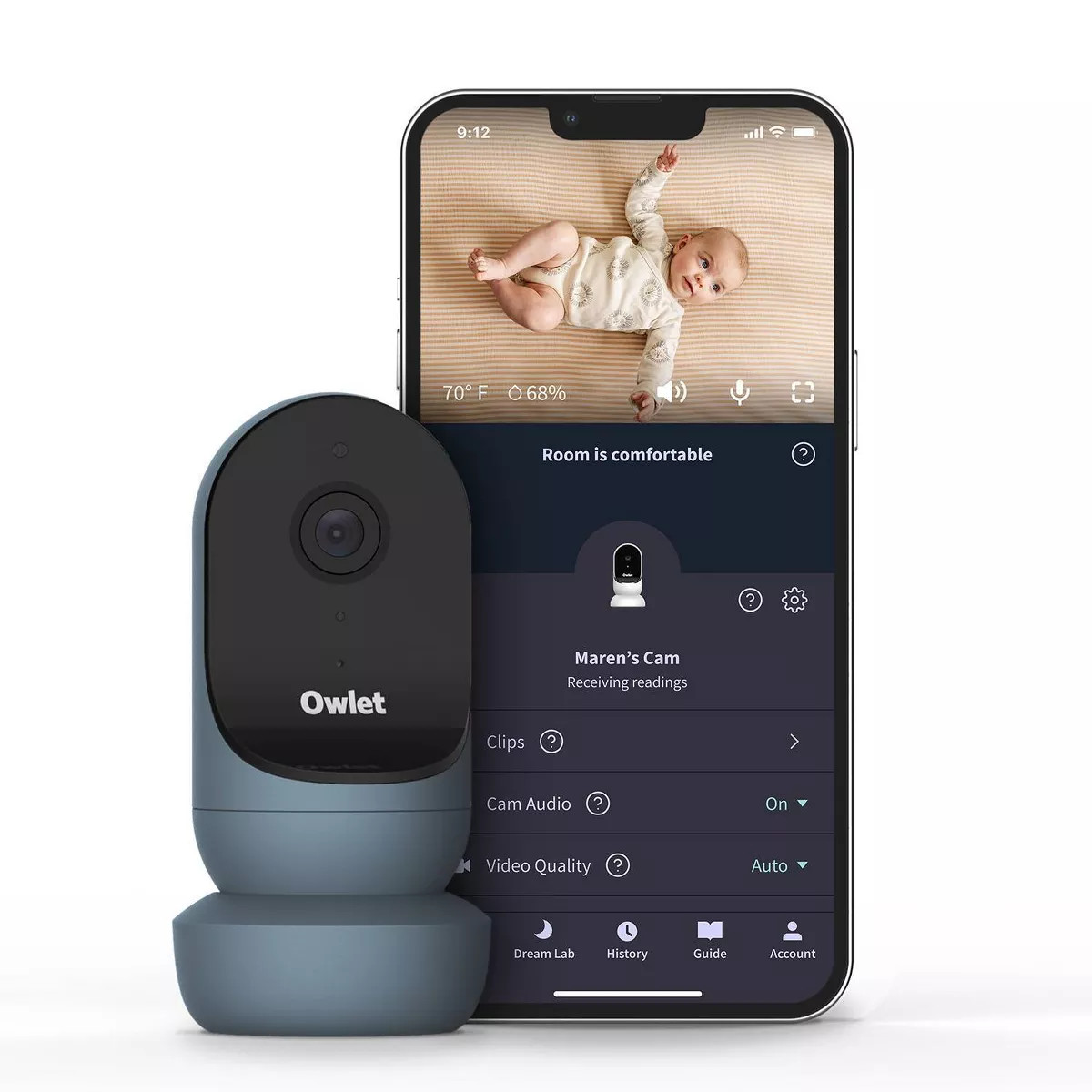 Owlet Cam 2 Smart Baby Video Monitor - Bedtime Blue | Target