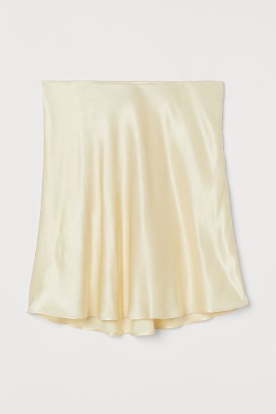 Short satin skirt | H&M (UK, MY, IN, SG, PH, TW, HK)