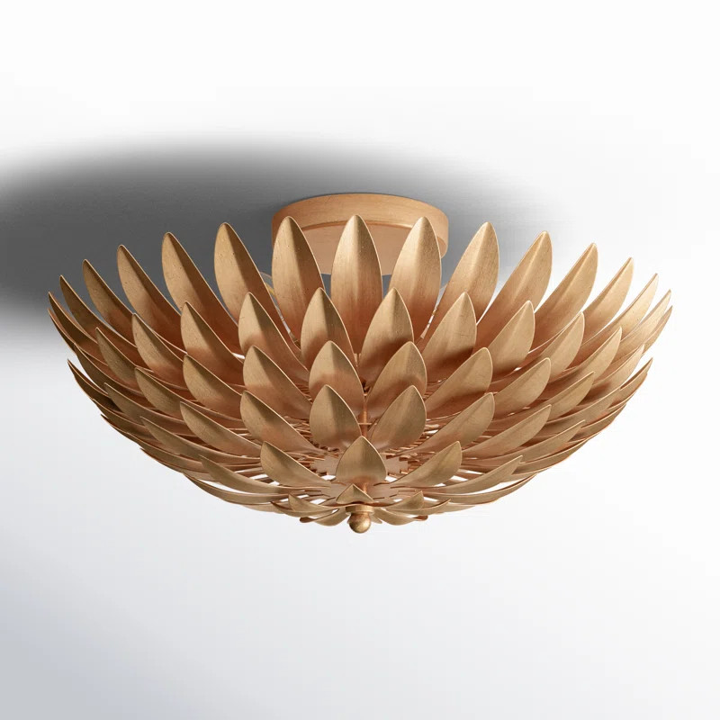 Margo 4 Light Metal Semi Flush Mount | Birch Lane