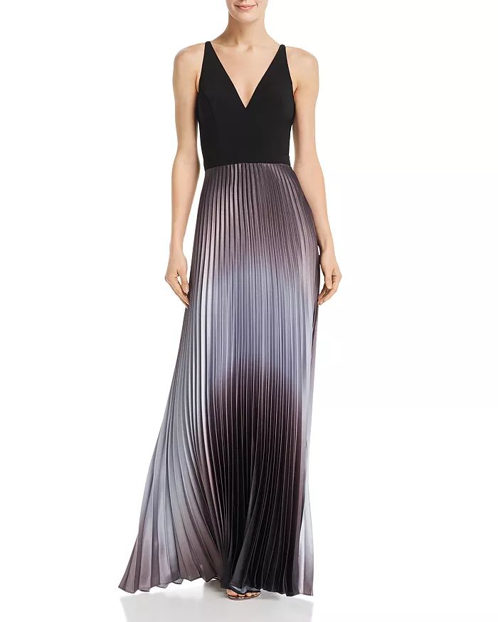 Pleated Shimmer Gown - 100% Exclusive | Bloomingdale's (US)