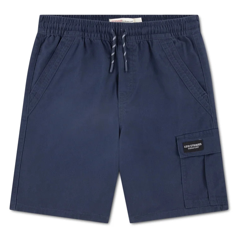 Levi Strauss Signature Boys Twill Cargo Shorts, Sizes 4-18 | Walmart (US)