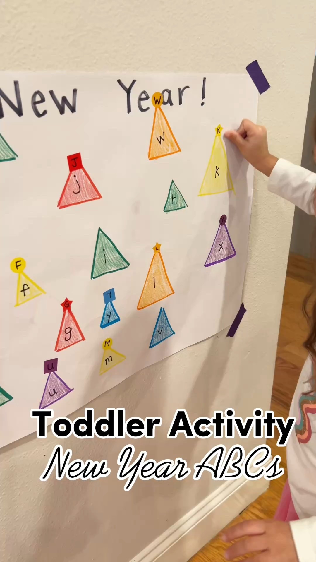 🎉 Party Hat ABCs
💬 Comment LINK and I’ll DM you everything I used for this activity!

Looking for an easy toddler learning activity for New Year’s Eve? This hands-on letter matching activity helps toddlers practice letter recognition, uppercase and lowercase letters, and fine motor skills through play.

✔️ Screen-free toddler activity
✔️ Early literacy skills
✔️ Simple, engaging, and fun for little learners

Perfect for preschool learning at home, toddler educational activities, and ringing in the New Year with learning 🎆

#LTKKids #LTKHoliday #LTKmomlife