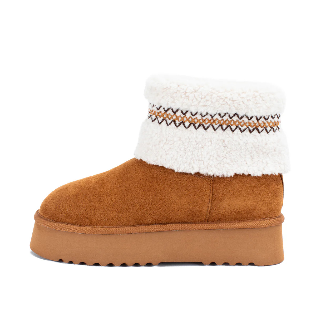 Hiraya Shearling Flatform Boot | Yellow Box Official Site | Yellow Box