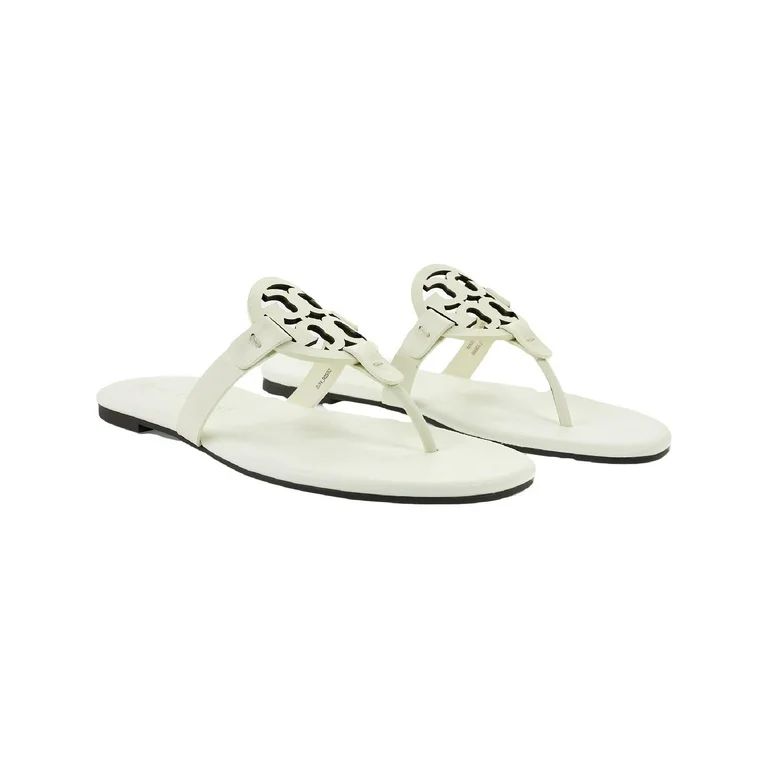 Tory Burch Miller Soft Women's Leather Memory Foam Slide Thong Sandals | Walmart (US)