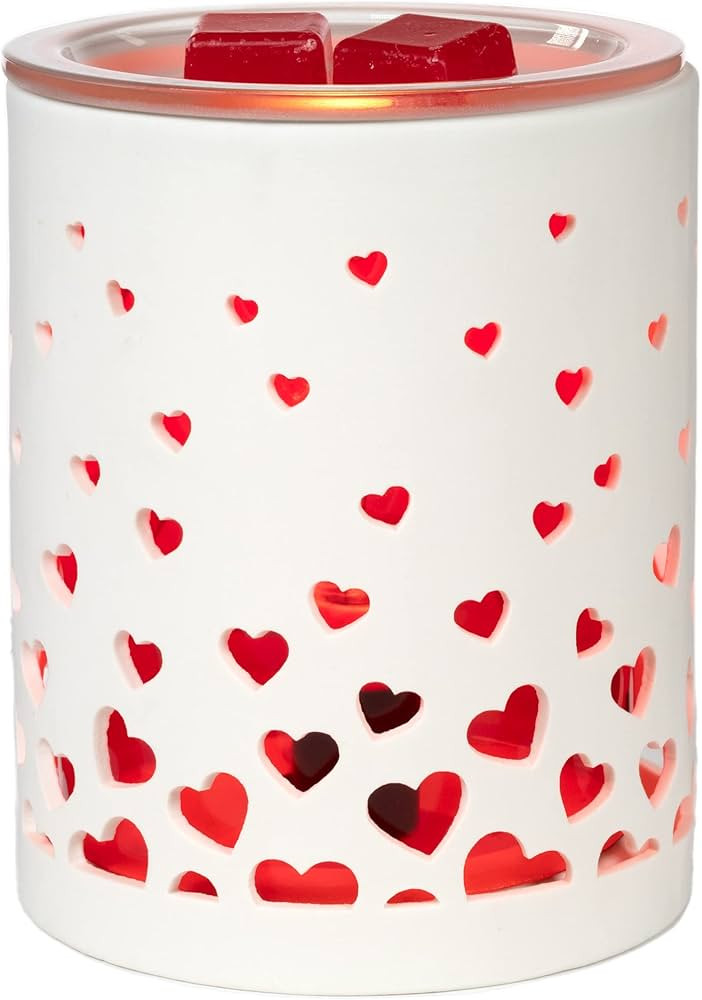 Scentsationals Wax Melt Warmer, Wax Warmer for Scented Wax Melts - Romance Collection Hearts Aglo... | Amazon (US)