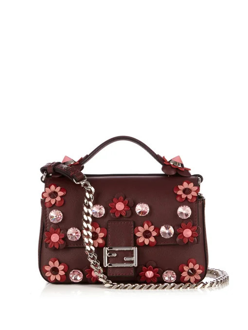 Double Micro Baguette Flowerland cross-body bag | Matches (US)