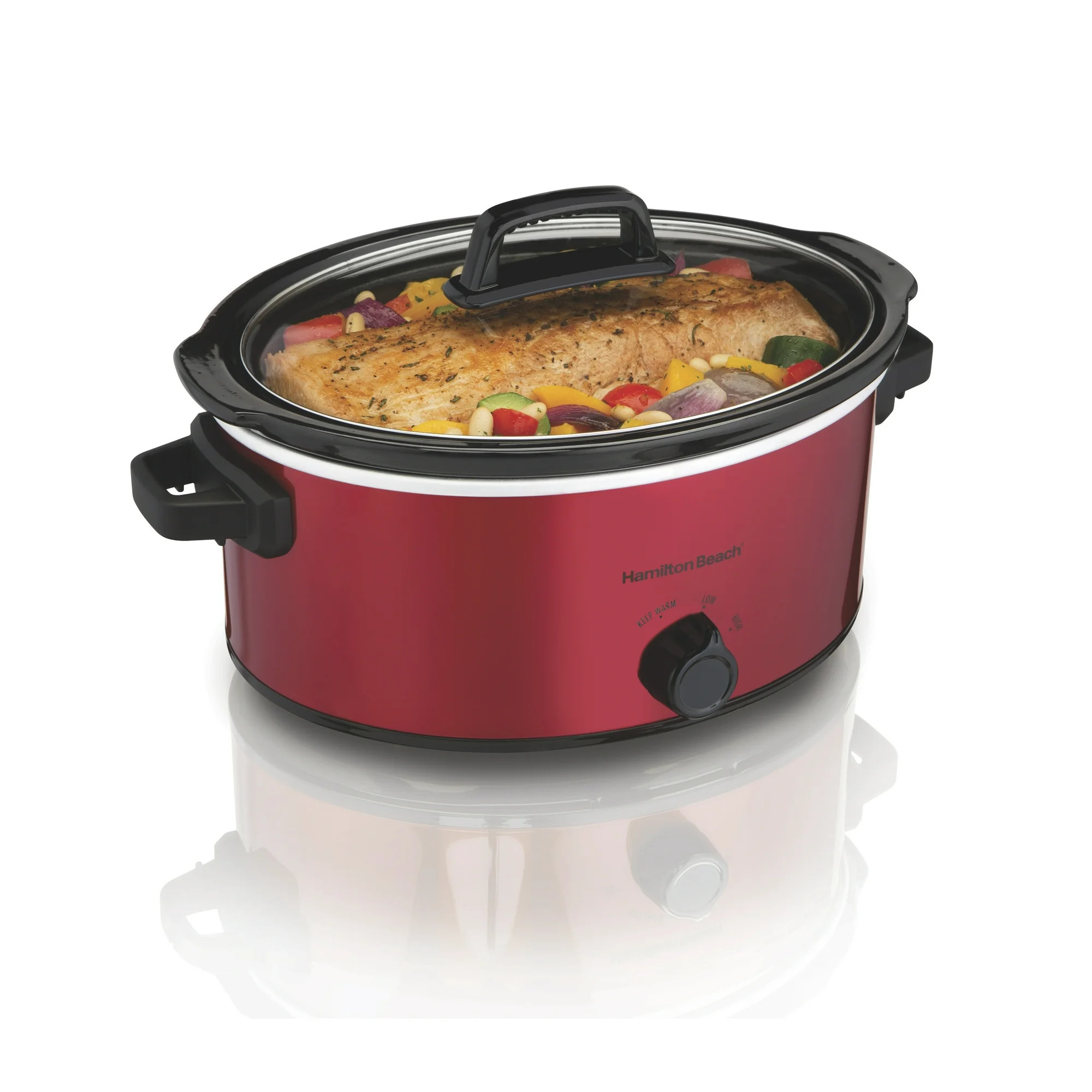 Hamilton Beach Slow Cooker, 6 Quart Large Capacity, Serves 7+, Dishwasher-Safe Removable Crock, R... | Walmart (US)