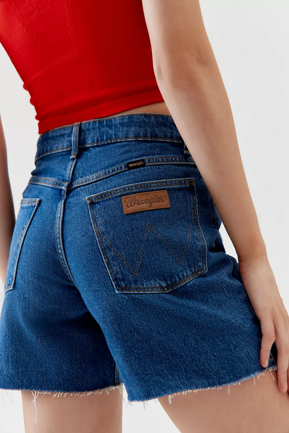 Wrangler High-Rise Denim Short | Urban Outfitters (US and RoW)