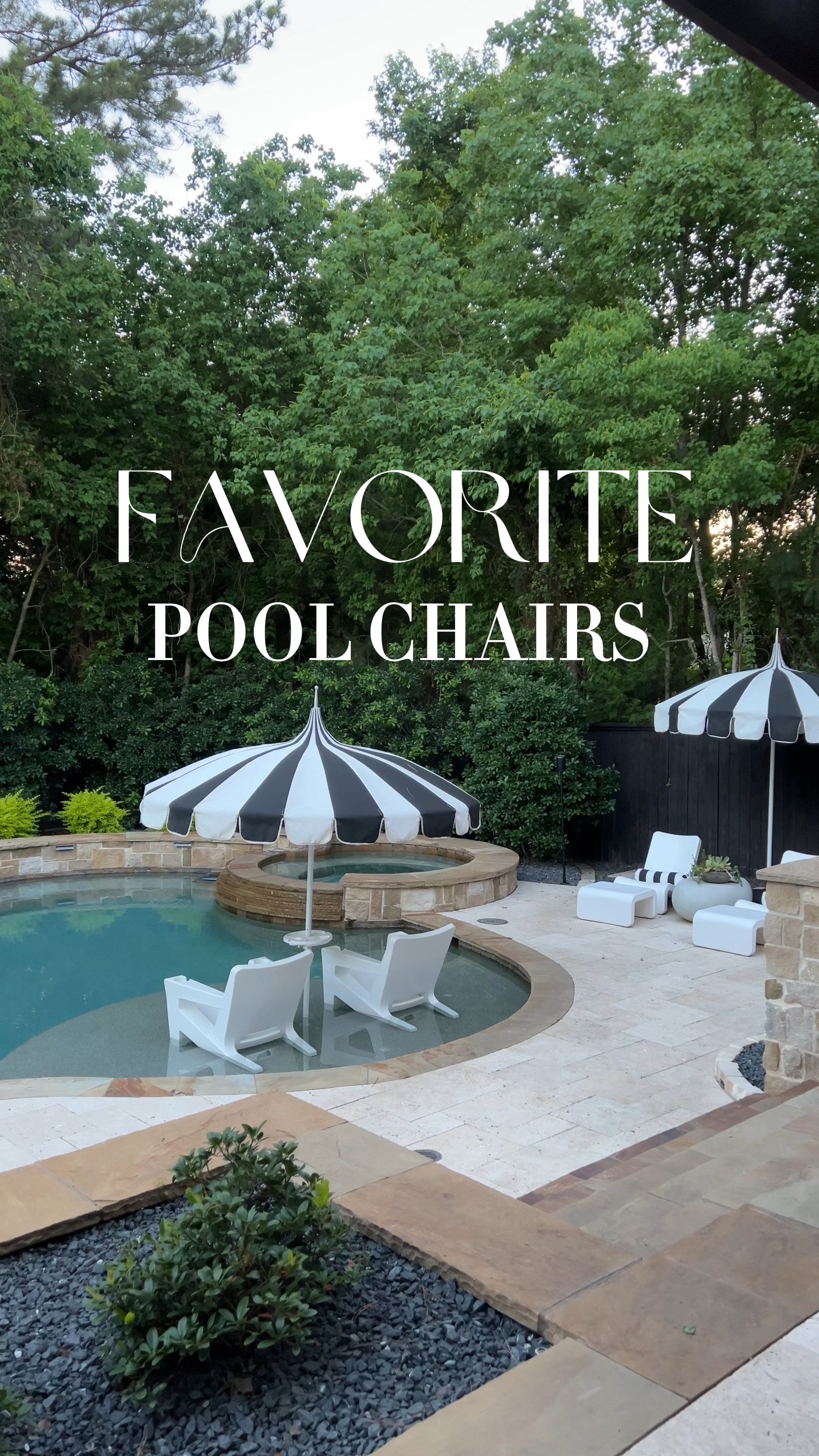 Favorite pool chairs and pool accessories. We have four bask chairs, two line chairs and two ottomans  

#LTKSeasonal #LTKHome #LTKFamily