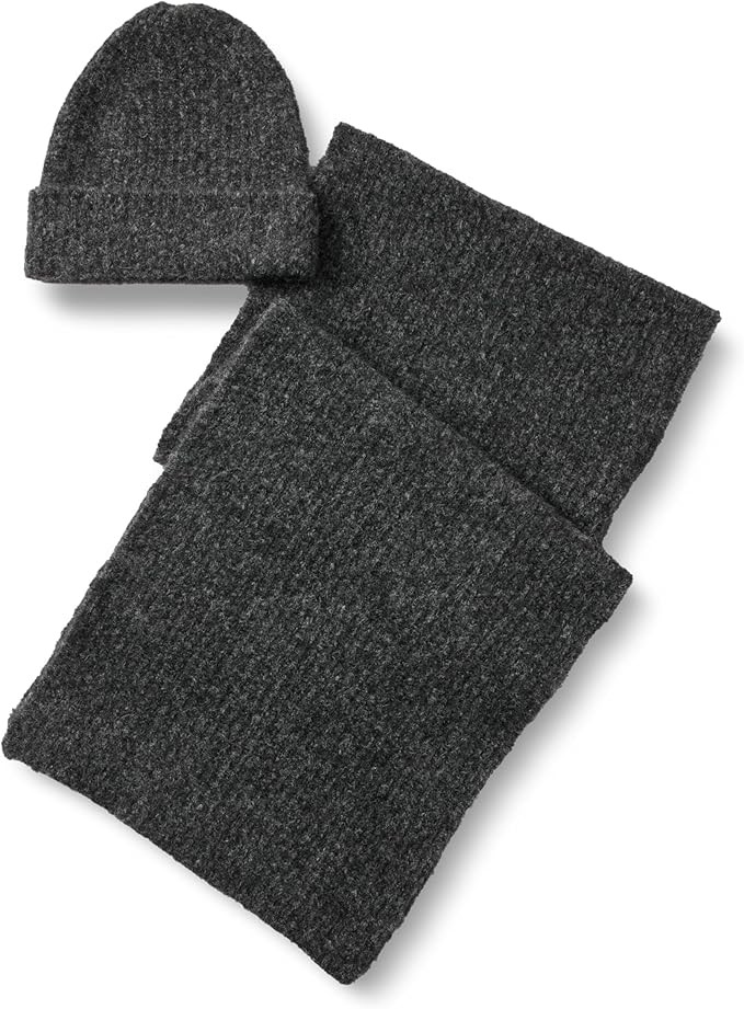 Amazon Essentials (Demi's Pick) Unisex Adults' Faux Mohair Scarf & Hat Set | Amazon (US)