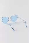 Rimless Heart Sunglasses | Urban Outfitters (US and RoW)