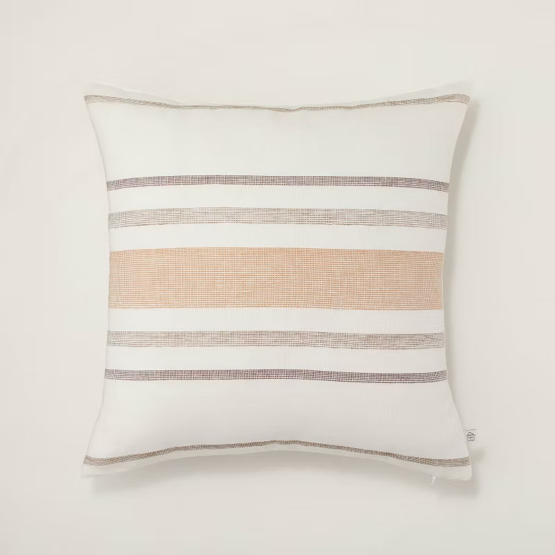 Large Center Stripe Throw Pillow - Hearth & Hand™ with Magnolia | Target