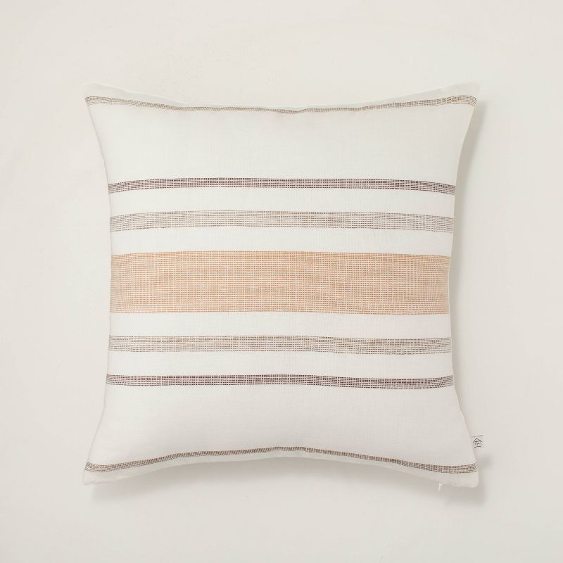 Large Center Stripe Throw Pillow - Hearth & Hand™ with Magnolia | Target