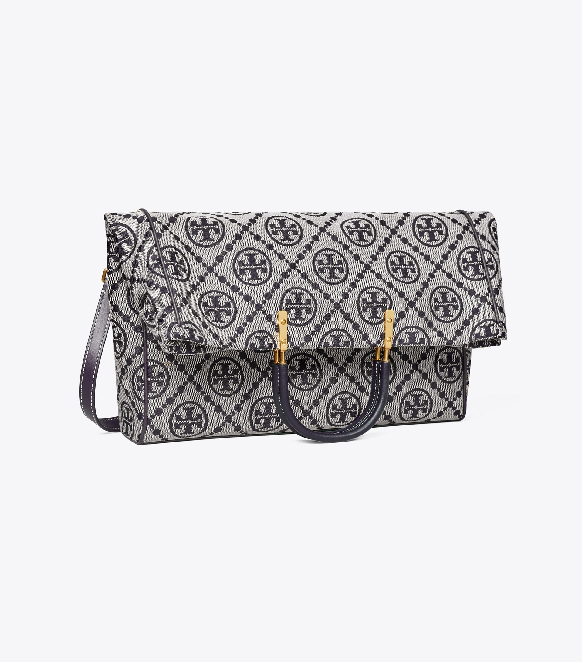 T Monogram Jacquard Foldover Tote | Tory Burch (US)