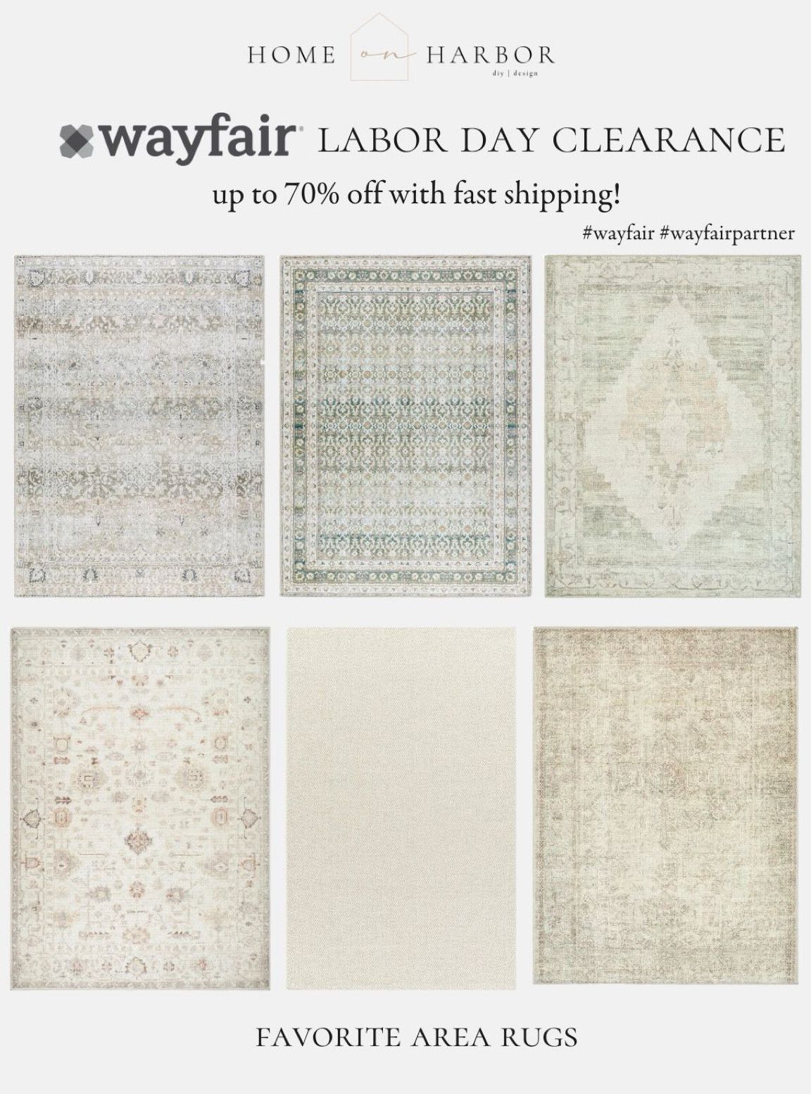 Wayfair’s Labor Day Clearance is the perfect time to buy the home items you’ve been looking for to upgrade your favorite space with up to 70% off and fast shipping! Area rugs are up to 70% off!
#wayfair #wayfairpartner @wayfair