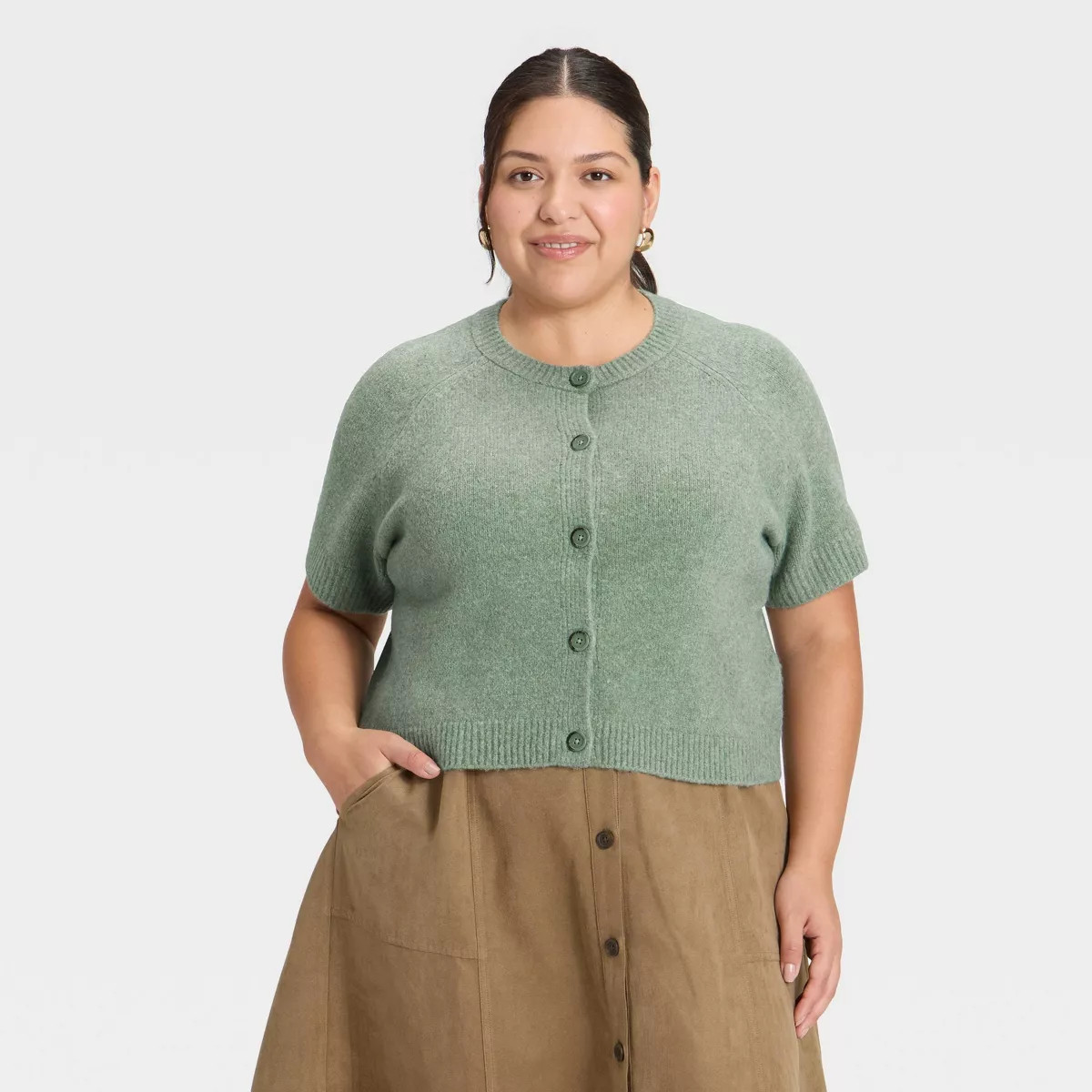 Women's Short Sleeve Button-Down Cardigan - Universal Thread™ | Target