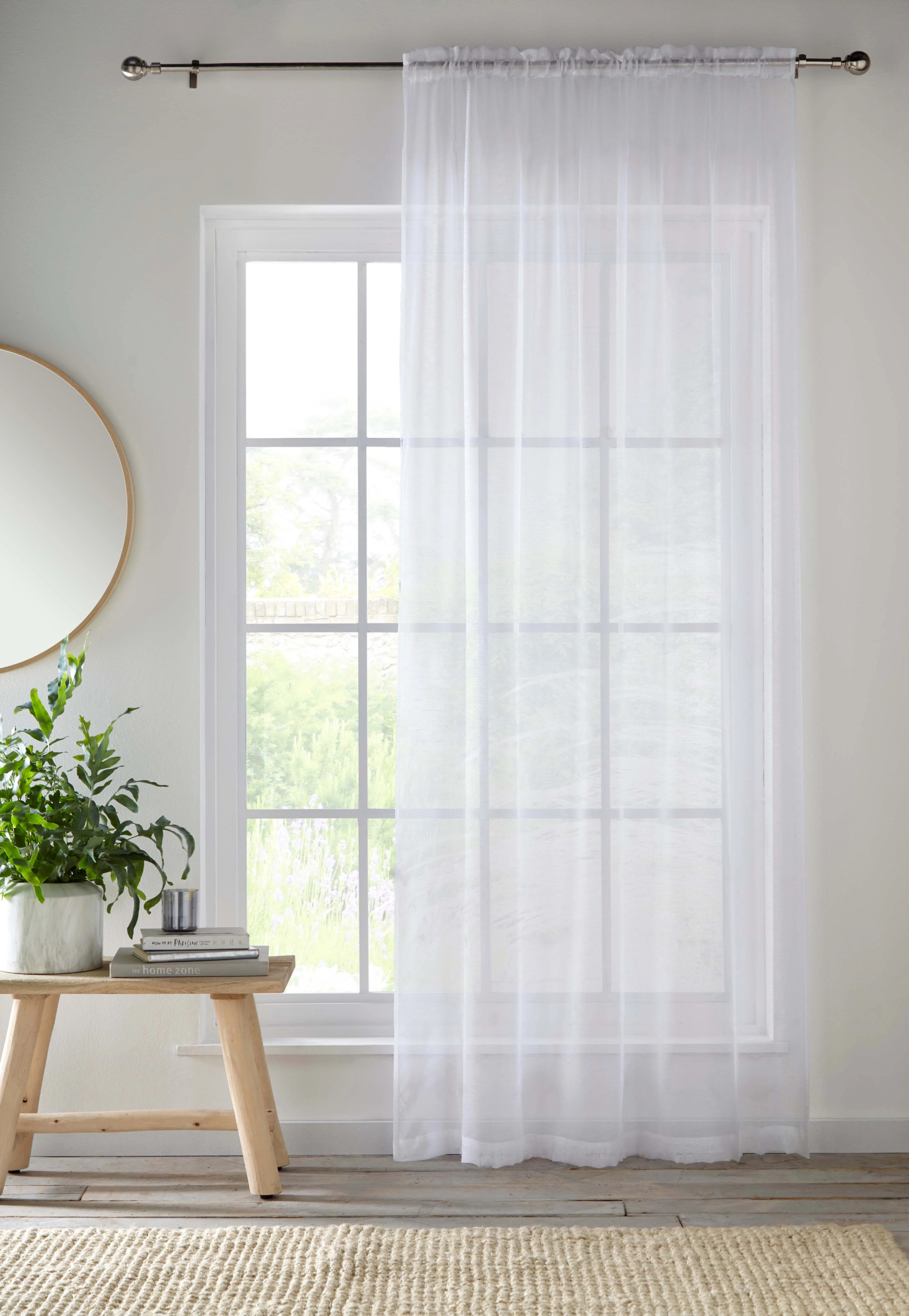 Morganne Polyester Sheer Curtain Single Panel | Wayfair UK