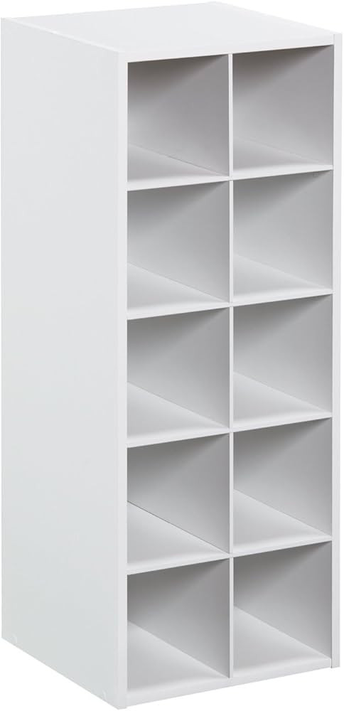 ClosetMaid 1545 Stackable 10-Cube Organizer, White | Amazon (US)