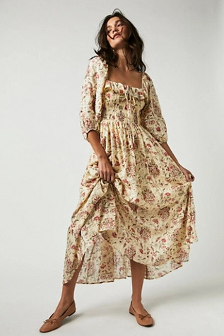 Oasis Printed Midi Dress | Free People (Global - UK&FR Excluded)
