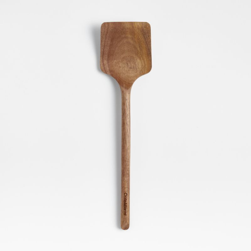 Acacia Wooden Turner Spatula + Reviews | Crate & Barrel | Crate & Barrel