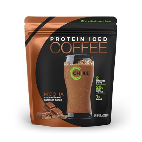 Chike Mocha High Protein Iced Coffee, 20 G Protein, 2 Shots Espresso, 1 G Sugar, Keto Friendly an... | Amazon (US)