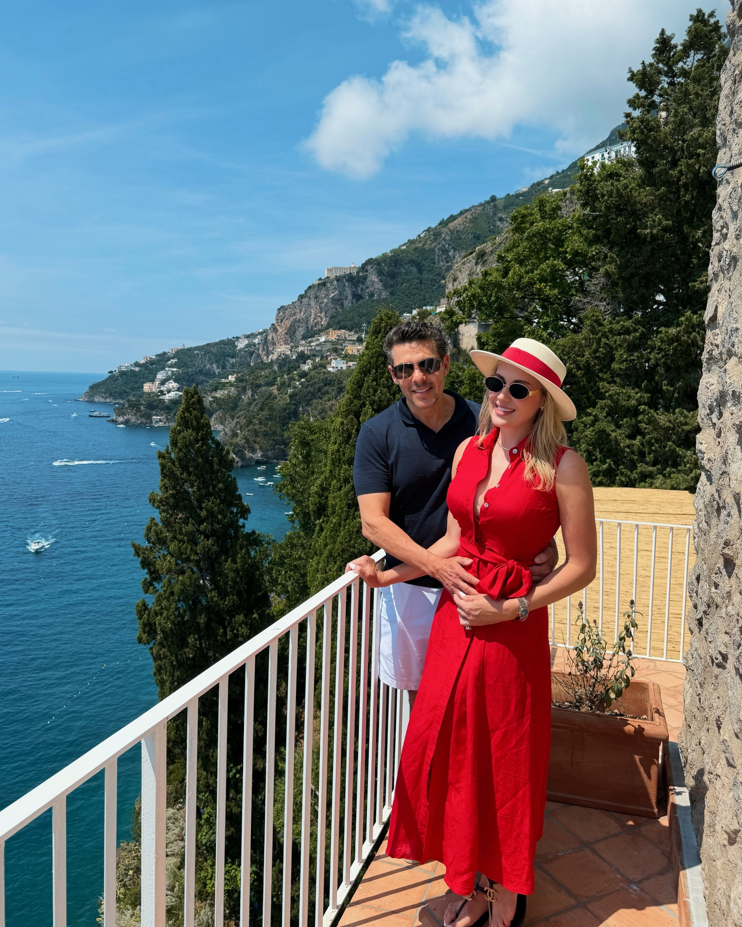 Amalfi Coast style, elevated. 🇮🇹❤️

This red linen dress from Boston Proper was one of my favorite pieces to wear during our stay at Hotel Santa Caterina. Lightweight, effortless, and perfect for warm days overlooking the Mediterranean Sea.

✨ Currently on sale
✨ Extra 25% Off with code CELEBRATE
✨ Limited sizes remaining

Tony is wearing a G/FORE look that was perfect for exploring the coast while staying comfortable and polished. ⛳️

My Chanel sandals are several seasons old, but I’ve linked a few similar designer-inspired options from a luxury consignment shop for a fraction of the cost.

Shop this look, his G/FORE outfit, and my favorite Amalfi-inspired finds through my LTK.

LTK may earn commission from qualifying purchases.#LTKStyle #BostonProper #GFore #AmalfiCoastStyle #HotelSantaCaterina #ResortWear #VacationStyle #ItalianSummer #TravelStyle #FamilyTravel #LuxuryTravel

#LTKTravel #LTKSeasonal #LTKOver40 #LTKTravel #LTKSaleAlert #LTKMens