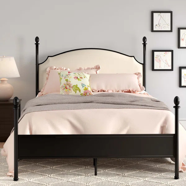 Granite Range Upholstered Four Poster Bed | Wayfair North America