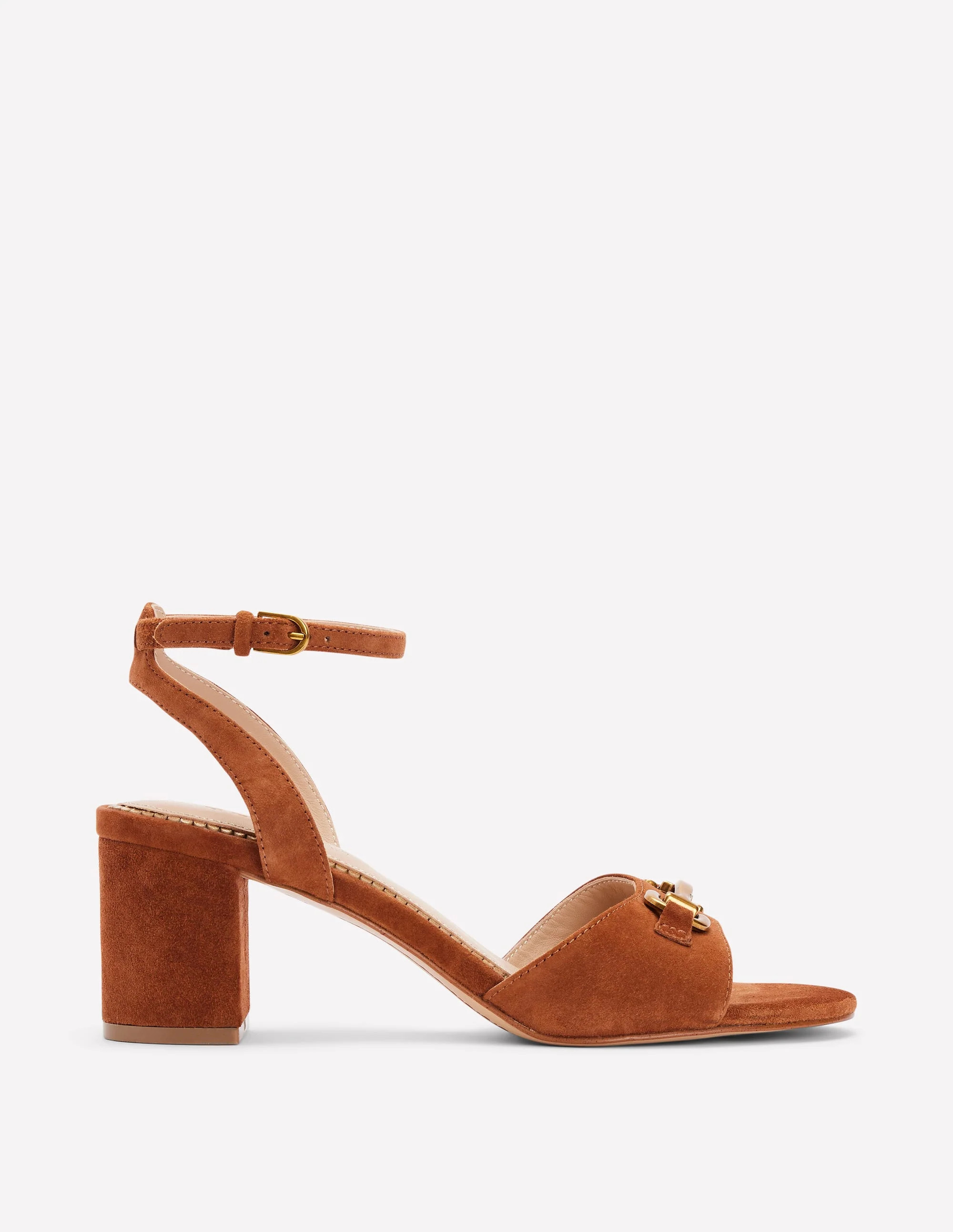 Iris Snaffle Block Heel Sandal-Tan | Boden (US)