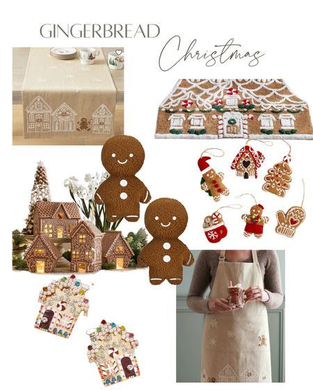Shop the cutest Gingerbread decor! This trend has stretched beyond baking. Gingerbread earrings, Gingerbread ornaments, Gingerbread house, Gingerbread stuffed animal, Gingerbread table runner, Christmas doormat, Gingerbread Christmas apron

#LTKSeasonal #LTKHoliday #LTKhome