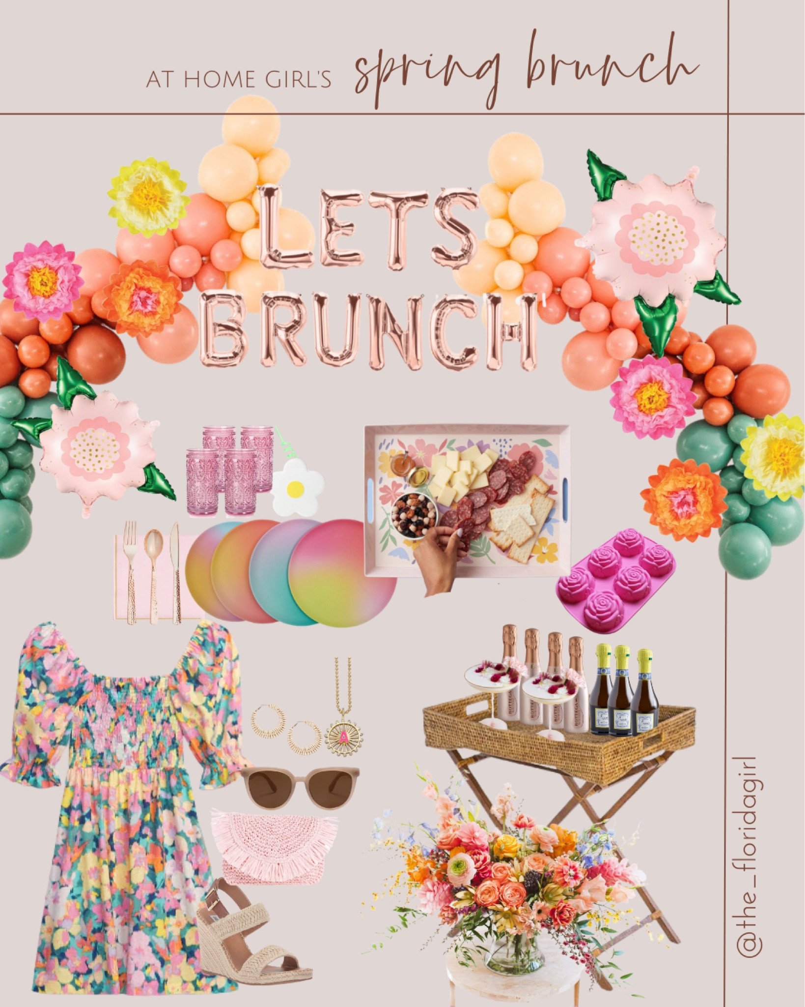 Spring girls brunch party #brunch #spring #springbreak #party #partyinspo #balloons #balloongarland #florals #barcart #springlook #gap #mididress #wedges #sandals #sunnies #sunglasses #clutch #icetray #icemold t
#charcuterie #party #springbreak #easter #easterfinds #tableware #necklace #earrings #roses #champagne 

#LTKSeasonal #LTKstyletip #LTKFind
