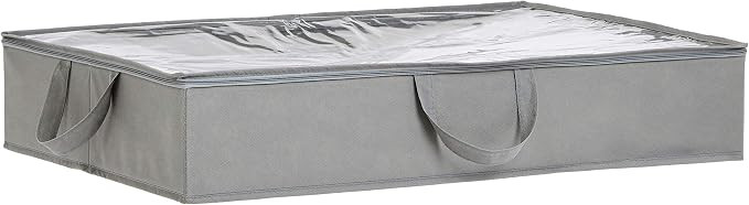 Amazon Basics Under Bed Storage Bags for Clothes, Blankets and Linens, Foldable Fabric Containers... | Amazon (US)